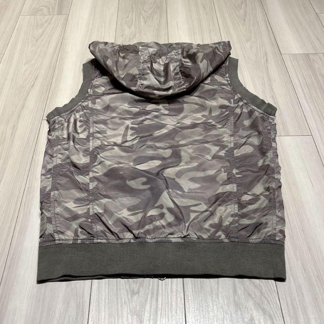 トップス 00s DIESEL camo nylon vest archive y2k