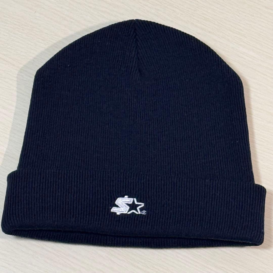 Supreme ビーニー ニット帽 ブラック ロゴレター シュプリーム 美品