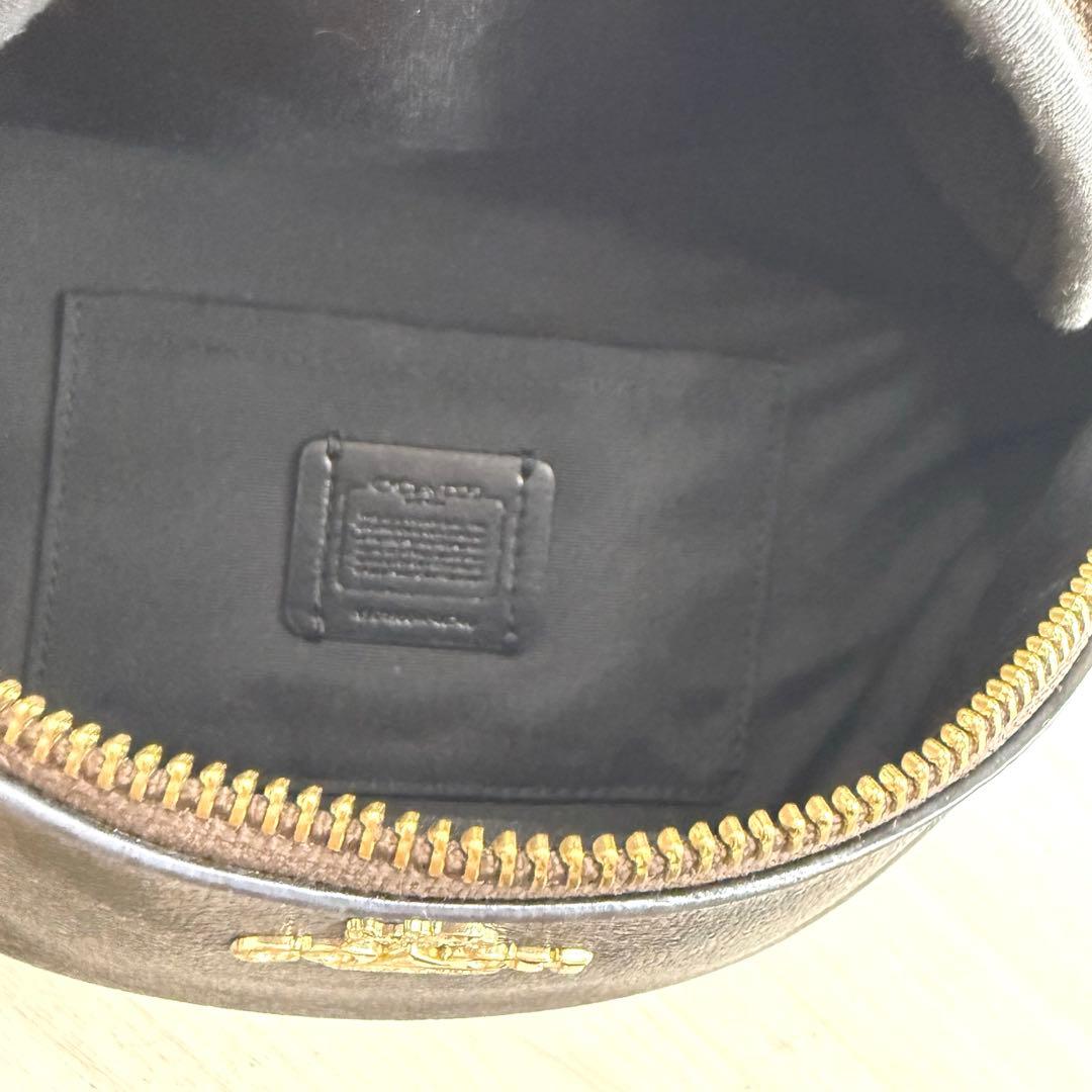 COACH ダークブラウン ボディバッグ