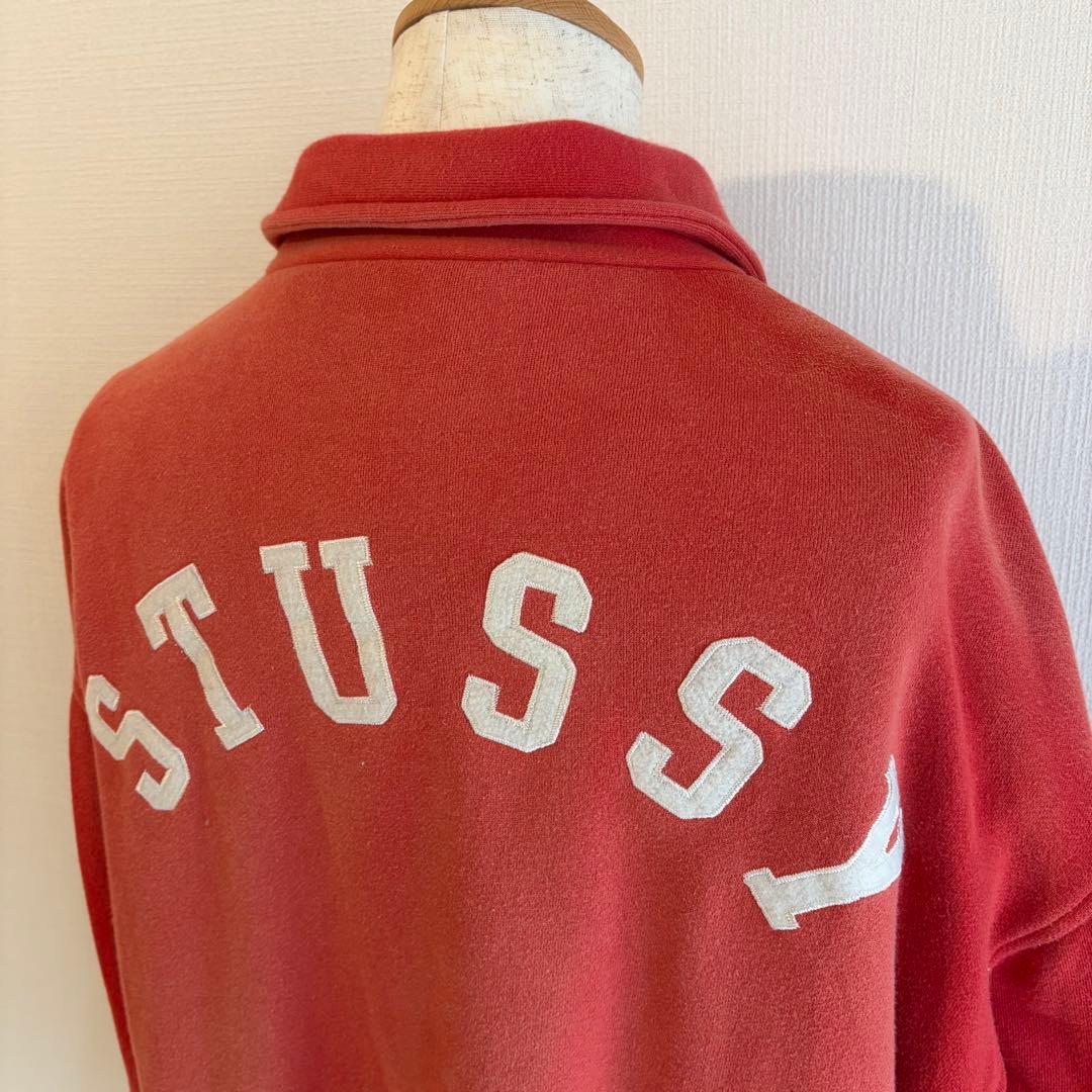 90s 00s STUSSY サーマル スウェット スタジャン