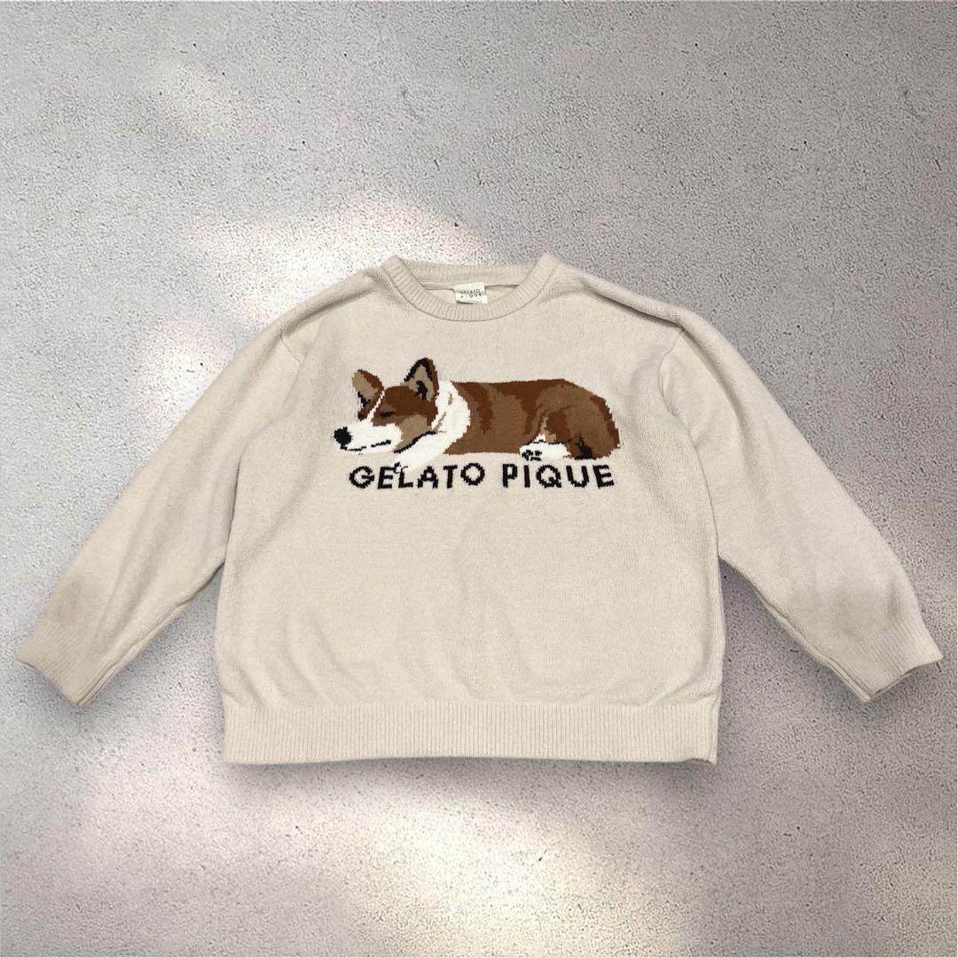 ジェラートピケ SLEEPING DOG ジャガードプルオーバー