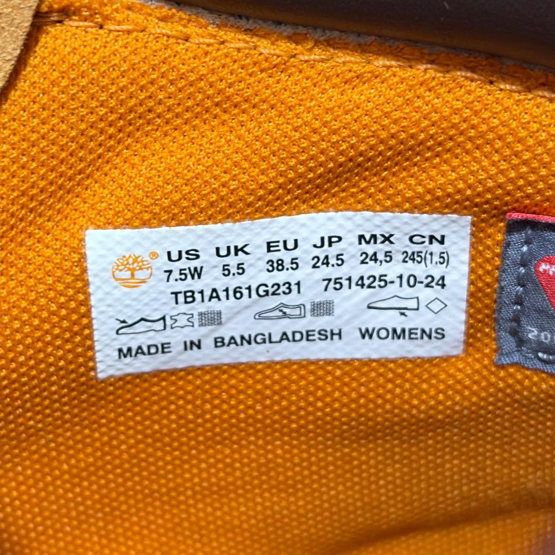 美品✨Timberland 24.5cm イエローブーツ 6インチ プレミアム