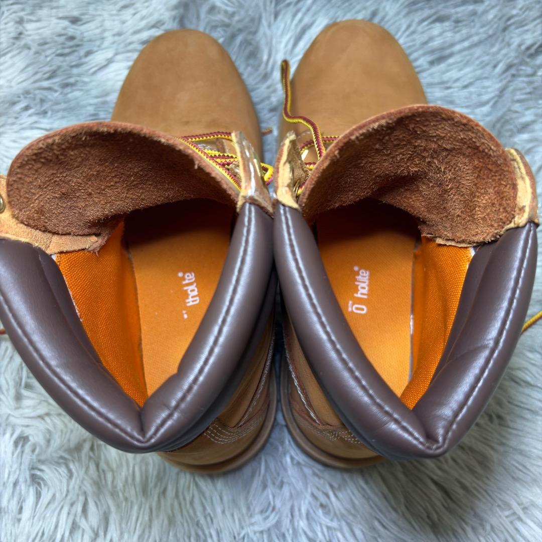 美品✨Timberland 24.5cm イエローブーツ 6インチ プレミアム