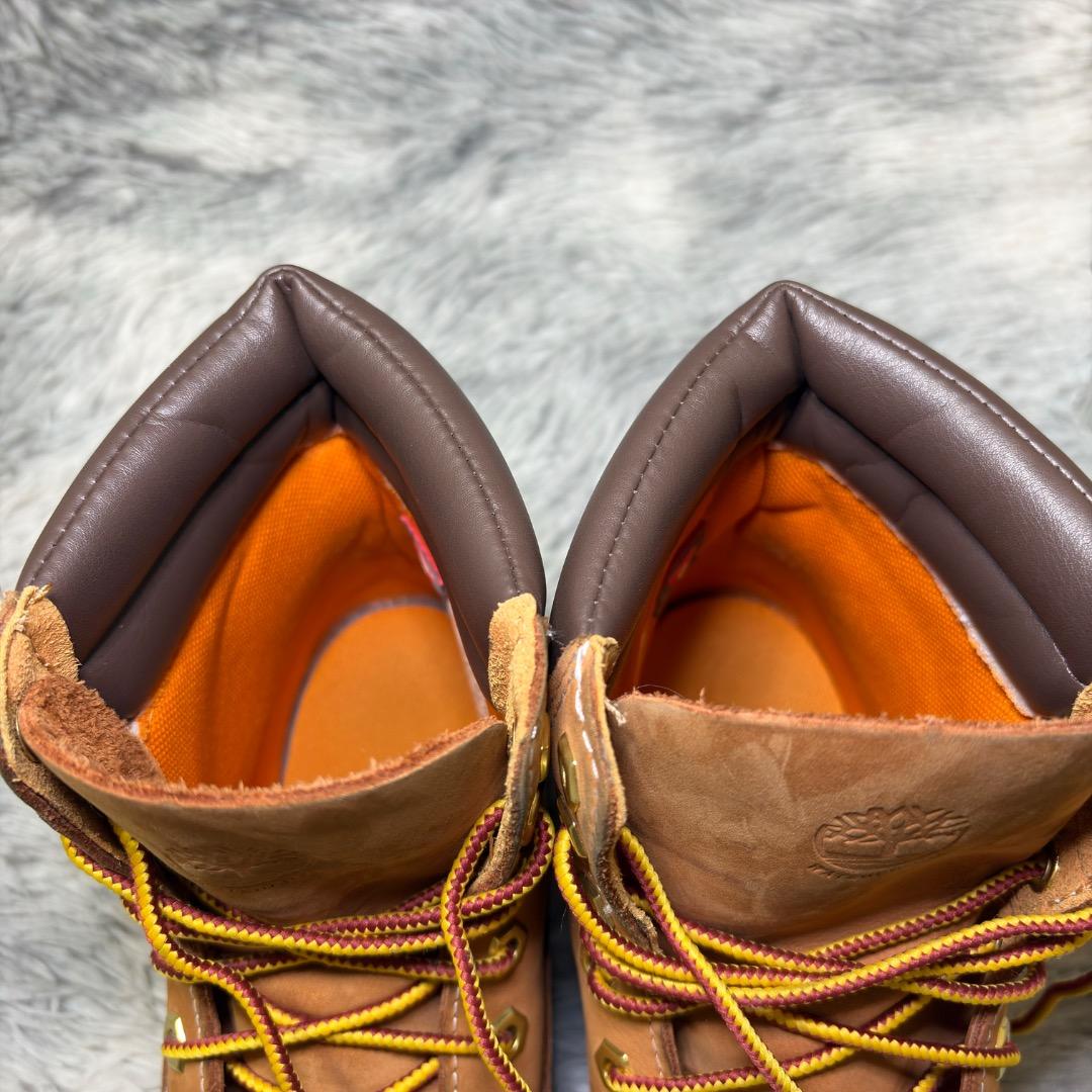 美品✨Timberland 24.5cm イエローブーツ 6インチ プレミアム