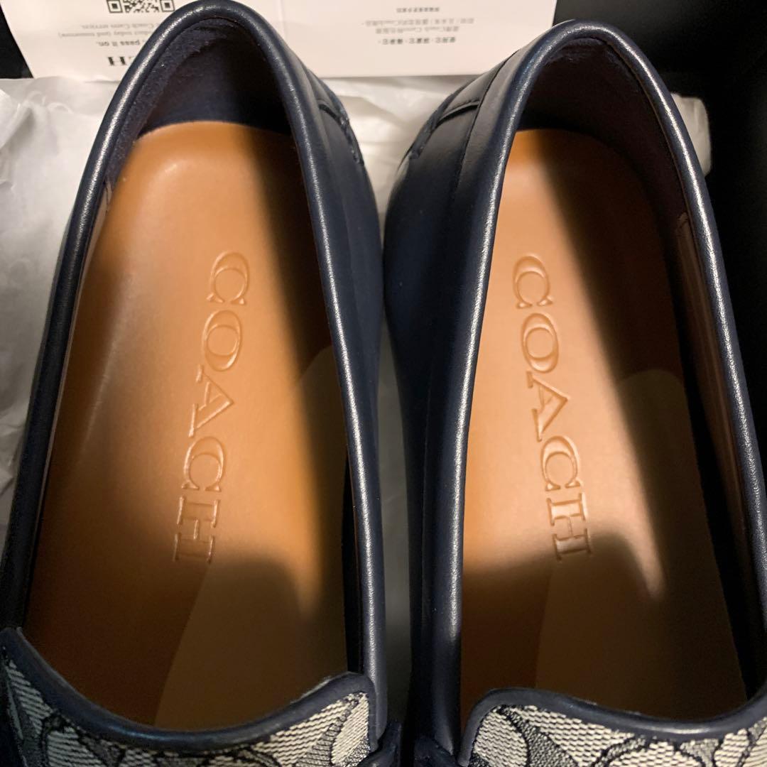 COACH リアム ドライバー シグネチャー ジャカード