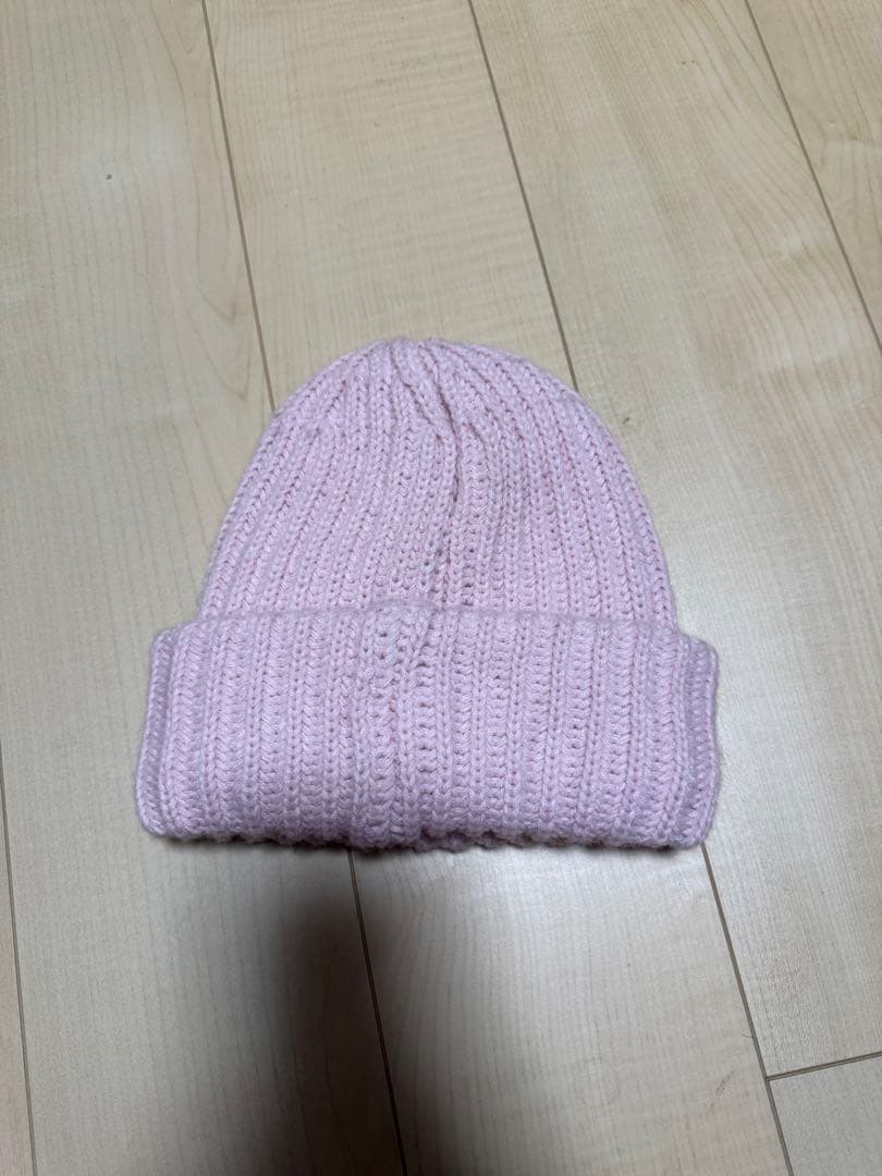 supreme シュプリーム ニット帽 ビーニー ピンク 希少