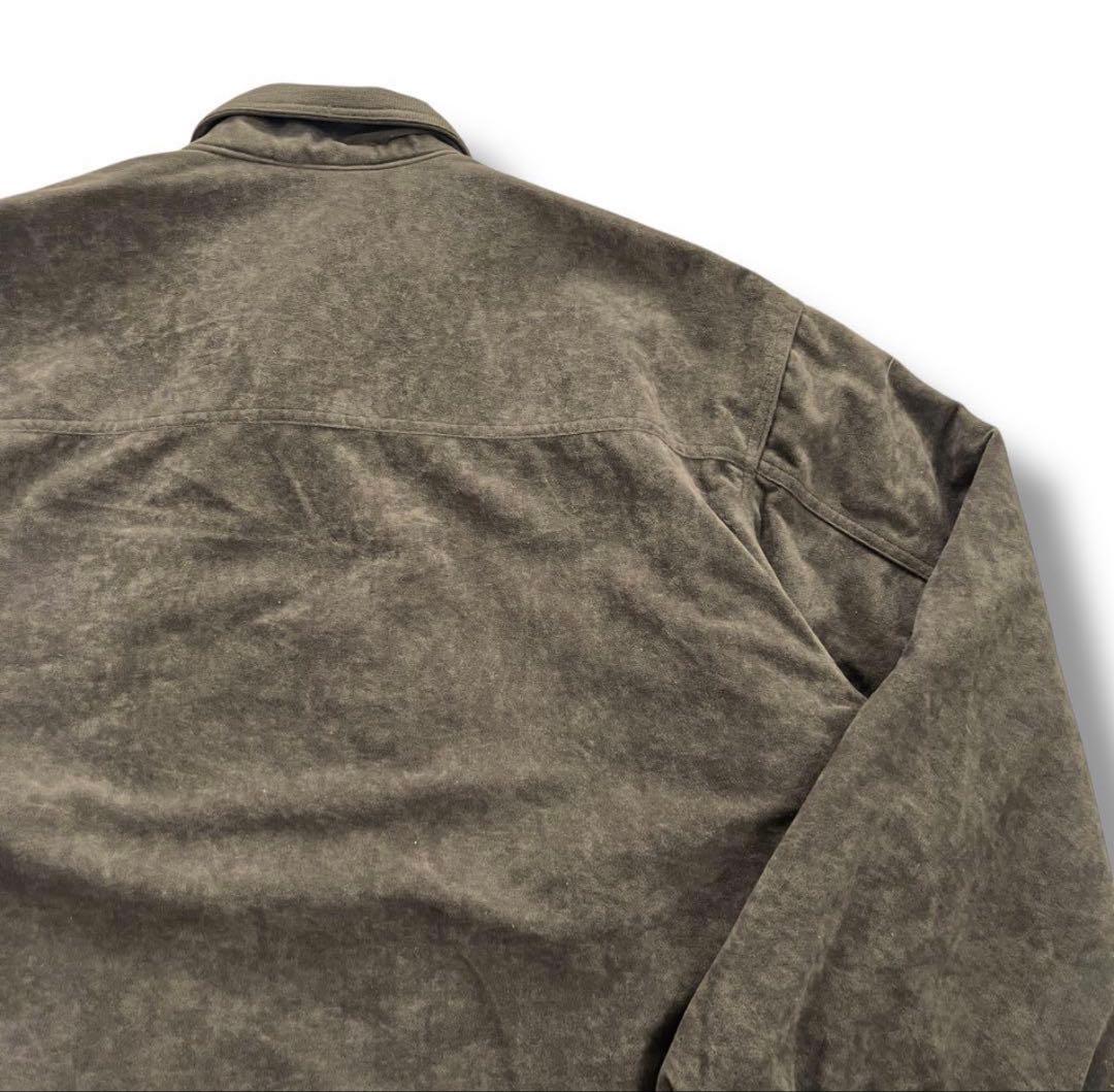 即*読様 Vintage Brown Blouson 短丈 ベロア調 ブルゾン中
