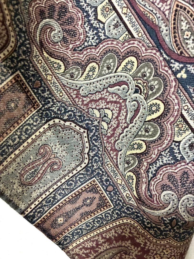 ETRO 大判ストール　シルクウール 正方形