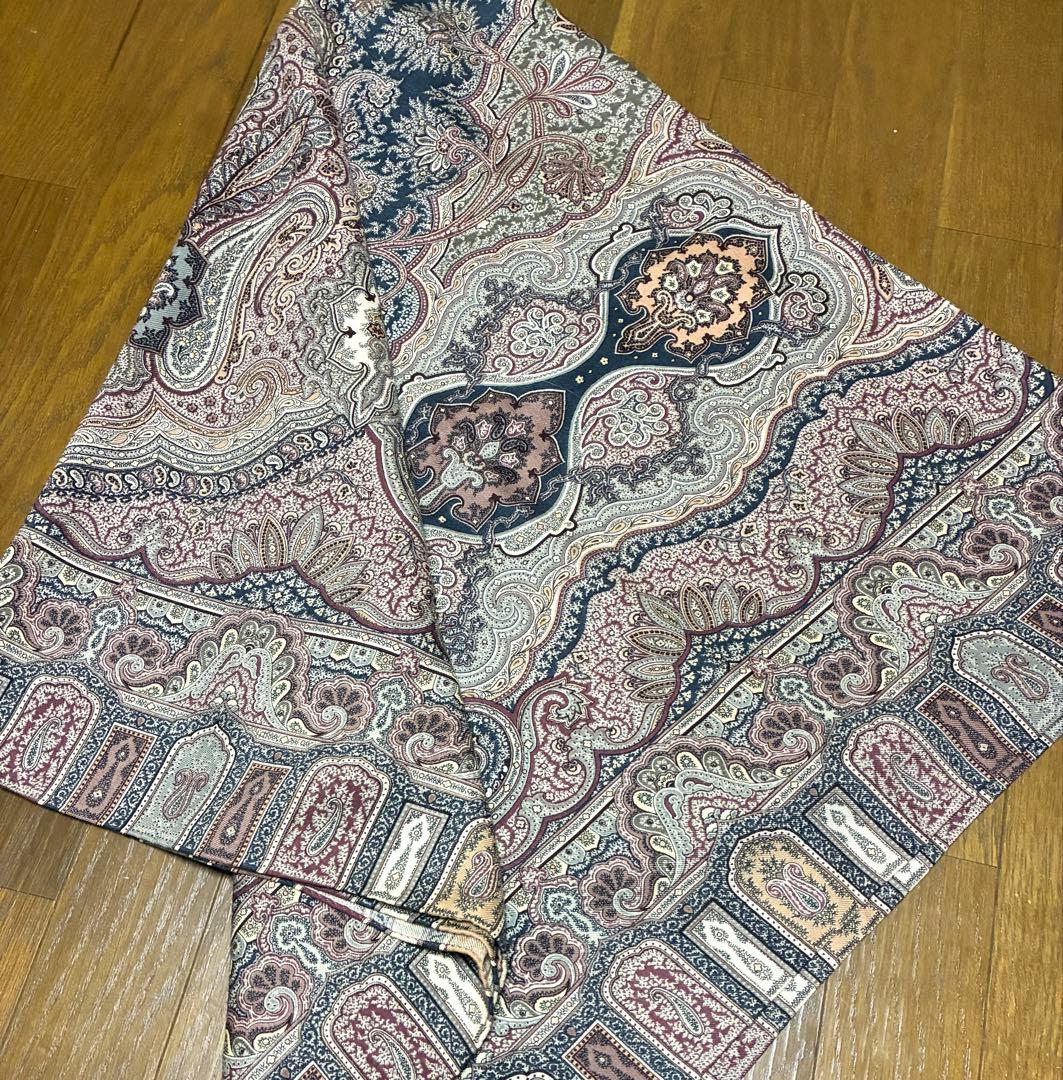 ETRO 大判ストール　シルクウール 正方形