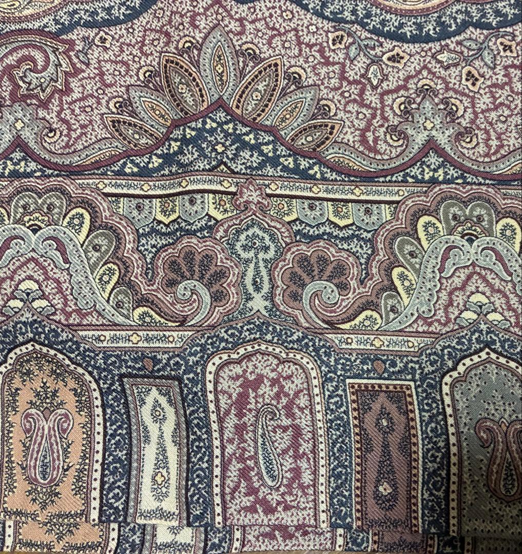 ETRO 大判ストール　シルクウール 正方形
