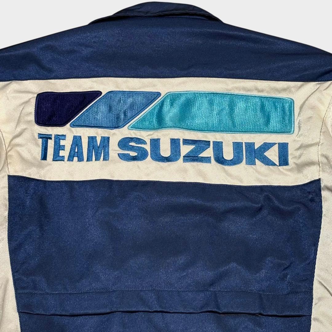 【美品】チームスズキ TEAM SUZUKI レーシングジャケット ジャンパー