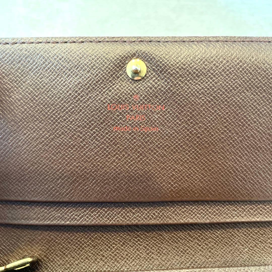 Louis Vuitton ダミエ トレゾール 二つ折り財布