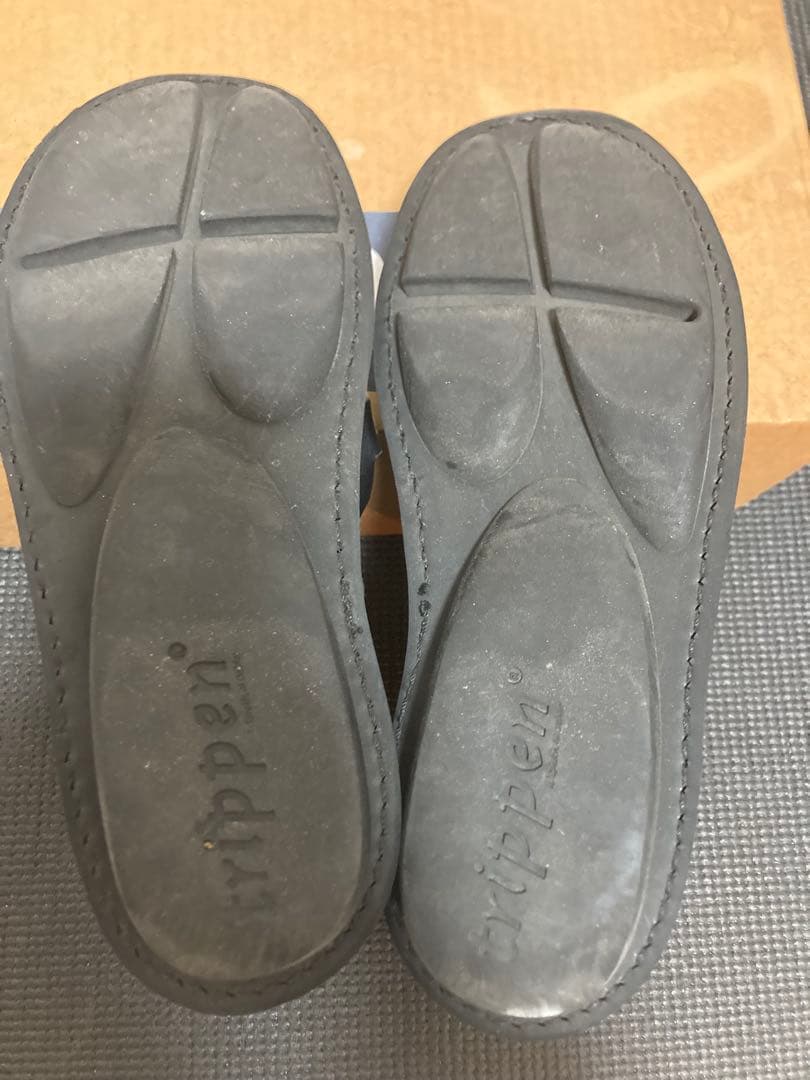 trippen レザーブーツ　黒　ショートブーツ　37