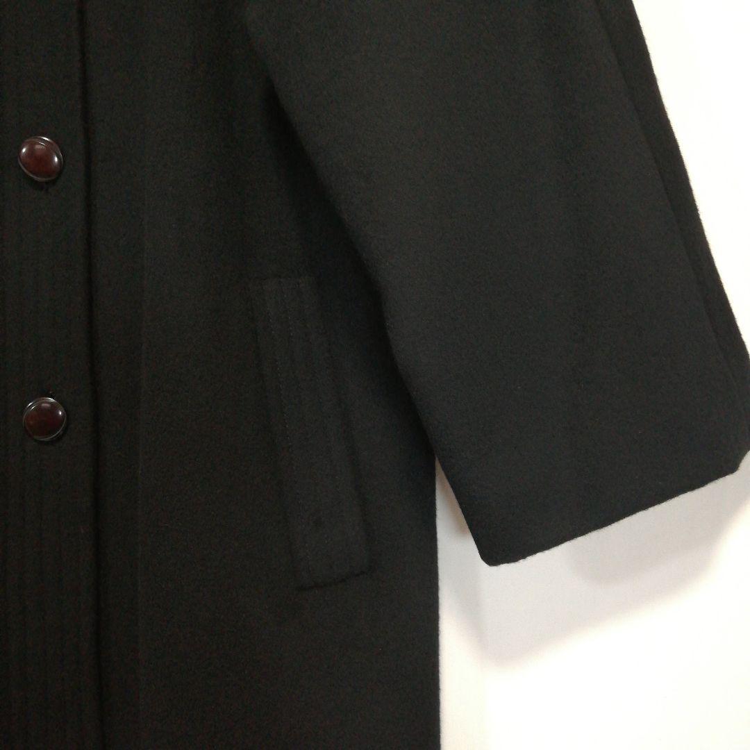 カシミヤ100% レディース コート ロングコート カシミア ブラック 黒 11