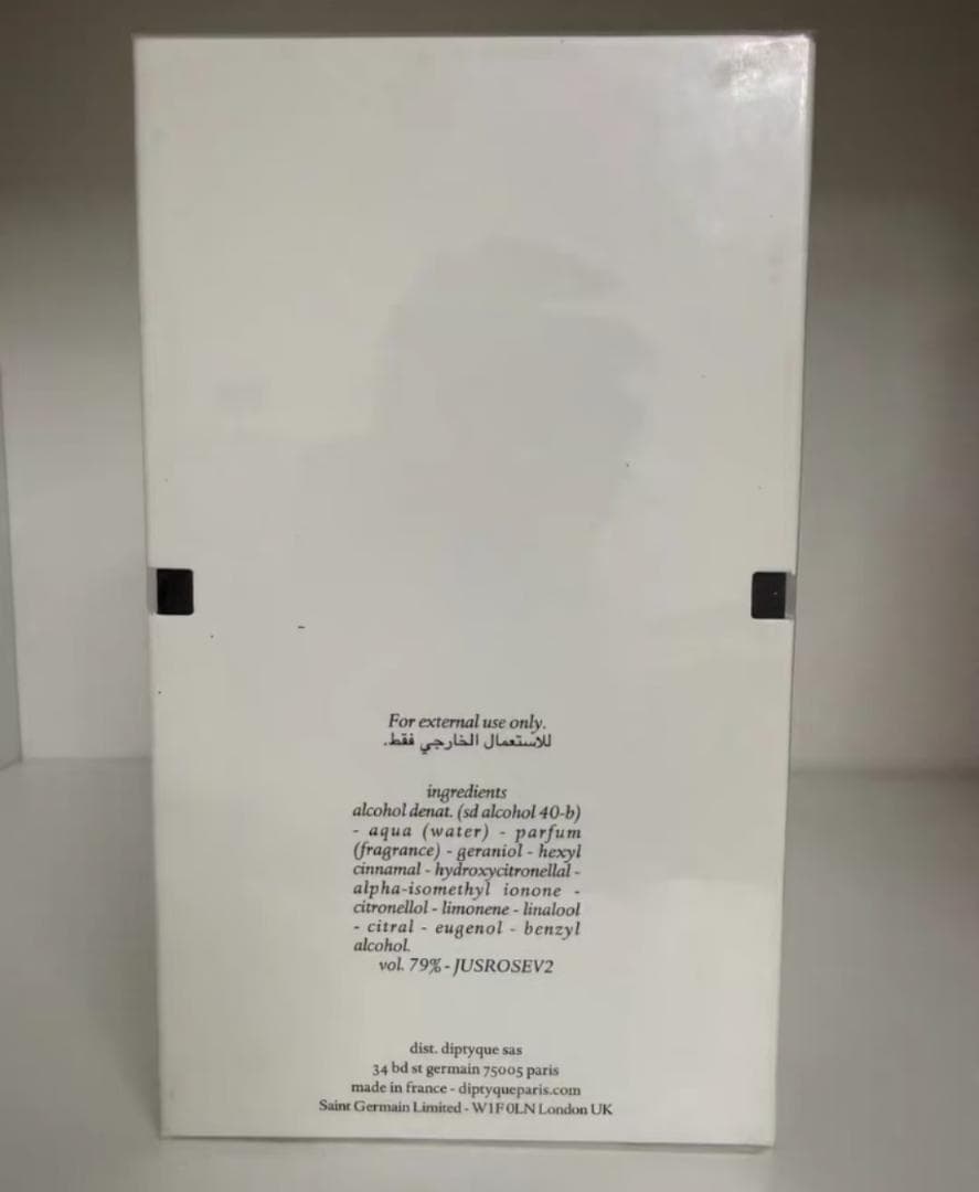 香水(ユニセックス) diptyque eau rose eau de toilette 100ml