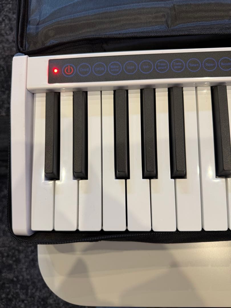pi　電子ピアノ61盤　軽量　キャリングケース付き