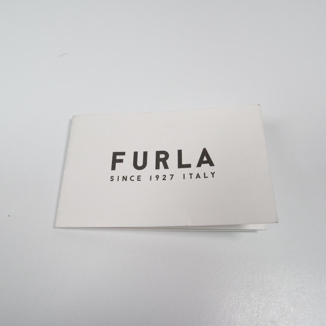 極美品✨ フルラ 二つ折り財布 ダフネ コンパクト ダークグレー アーチロゴ