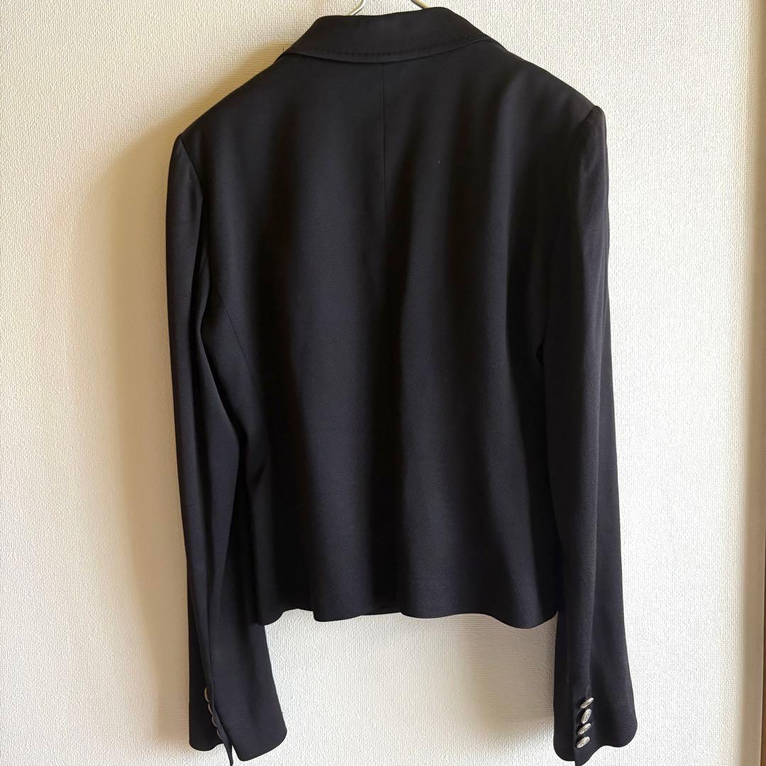 ドルチェ&ガッバーナ ジャケット 42 黒 レオパード　裏地