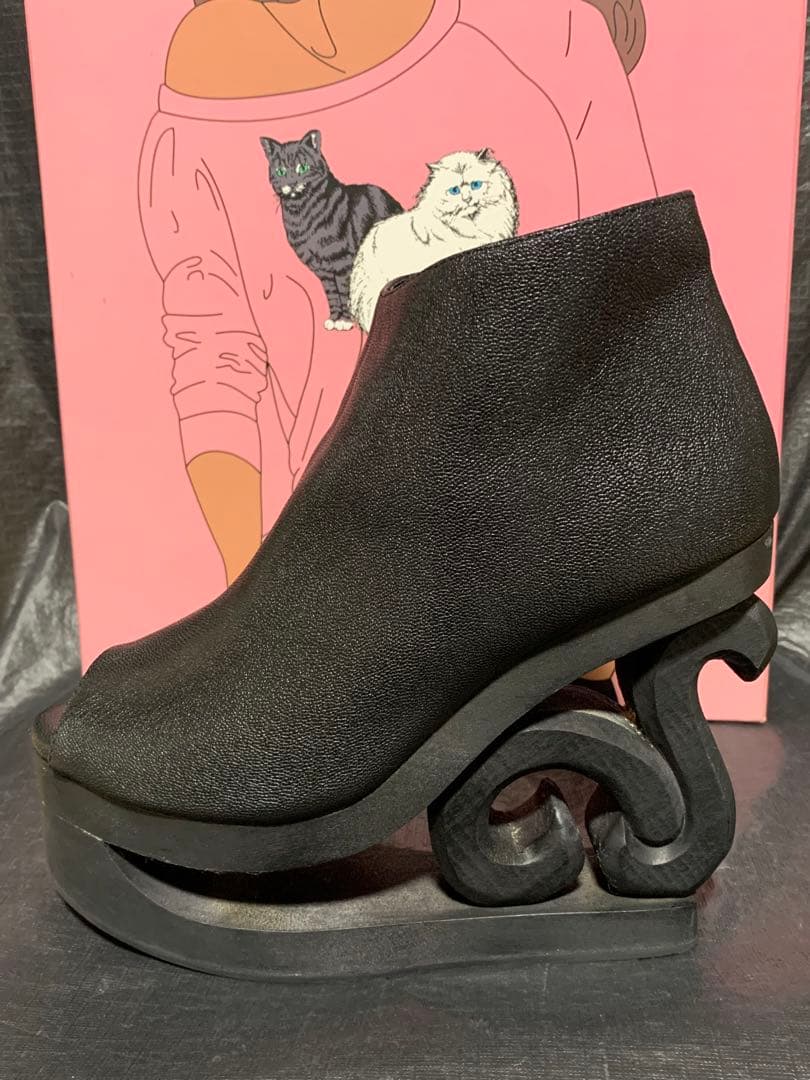 JEFFREY CAMPBELL スケートヒールブーツ 38サイズ ブラック