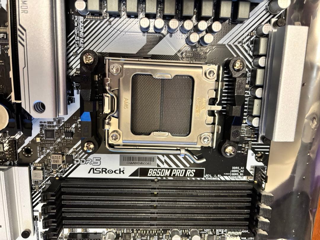 あ ASRock B650M Pro RS マザーボード