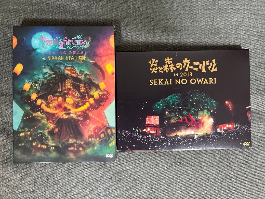 セカイノオワリ　DVD 2種、CD 12枚、書籍3種