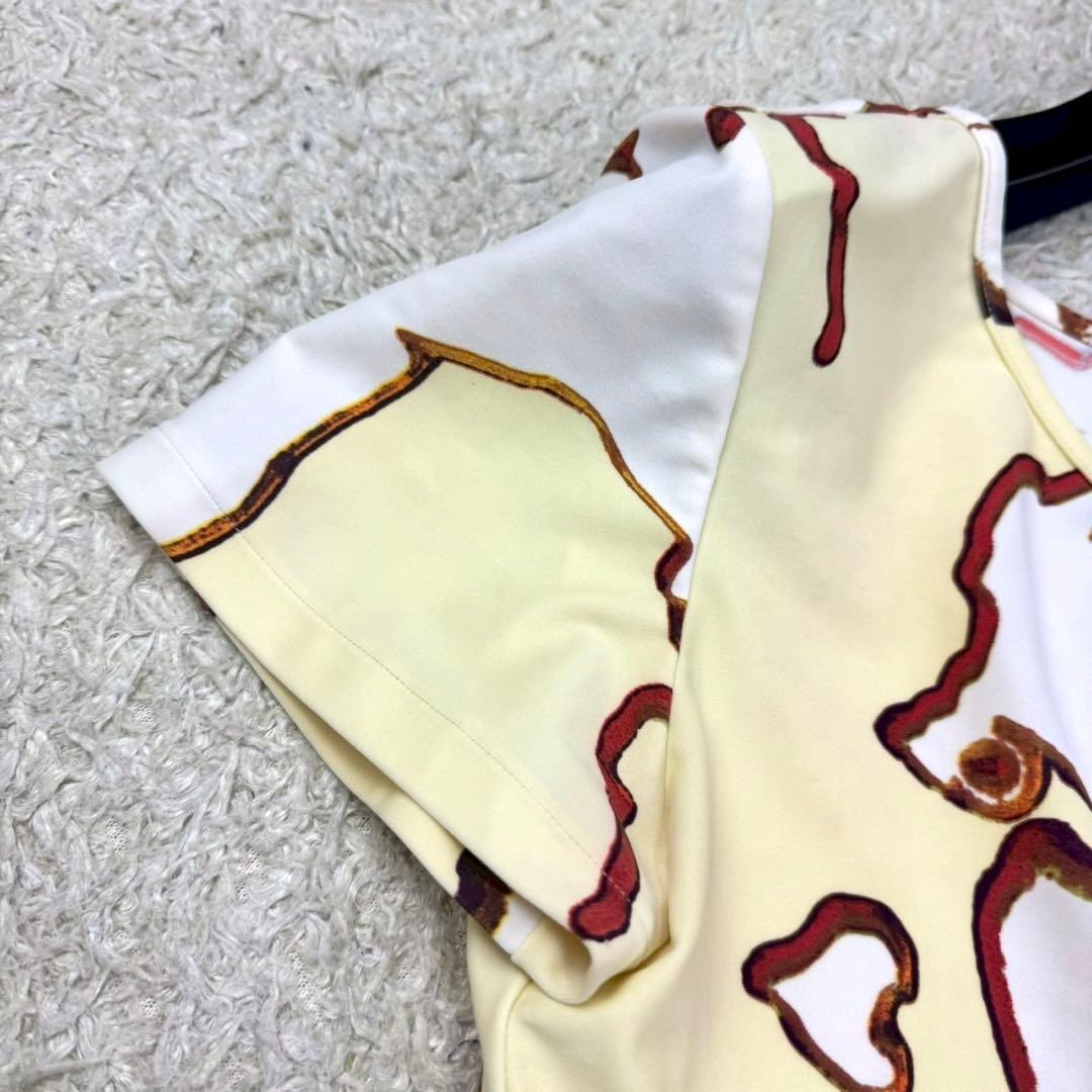 CHANEL 00S Tシャツ ミニ マイヨ フェイス ココマーク 金具