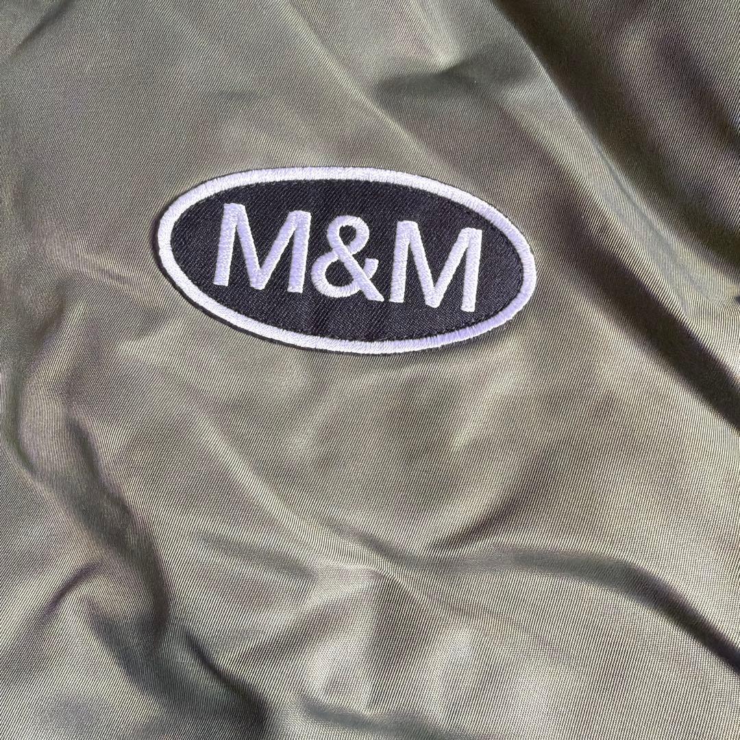 M&M MA-1 ピンバッジ付き藤原ヒロシ fragment