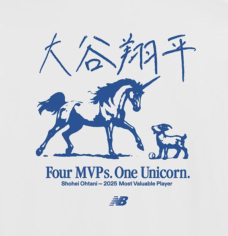 ニューバランス 大谷翔平 ユニコーン 記念グラフィックTシャツ サイズ M