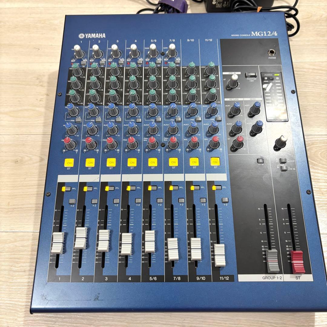【通電・音出し確認済み】YAMAHA MG12/4 純正AC付　ヤマハ