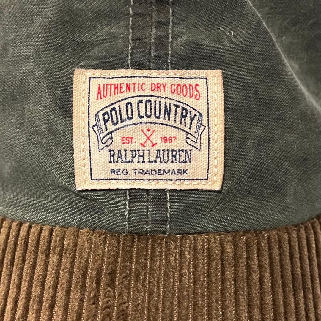 POLO COUNTRY RALPH LAUREN オイルドクロス キャップ