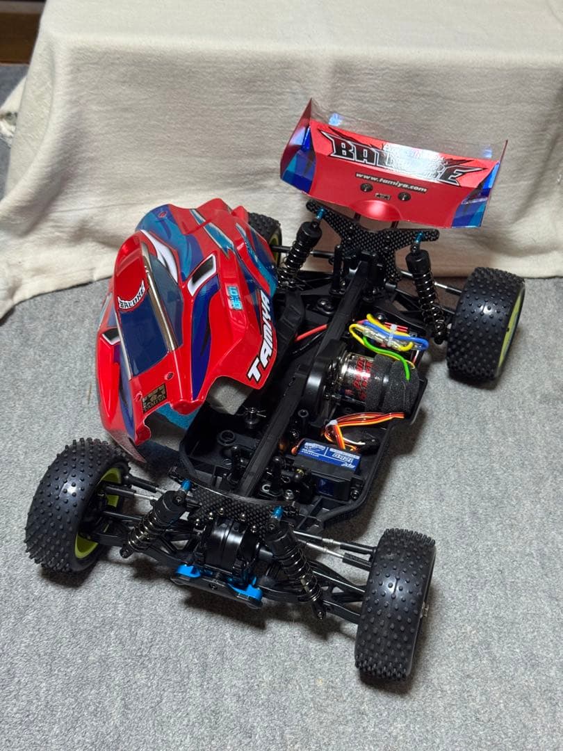 全て新品！タミヤDB01バルドル カーボン・ギヤデフ・アルミ他OP多数、メカ付属