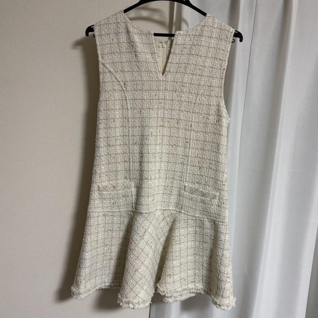 ワンピース Herlipto Victoria Tweed Jumper Dress