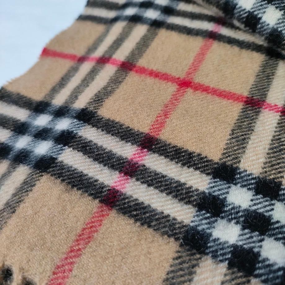 Burberry LONDON バーバリー ノバチェック カシミヤ マフラー