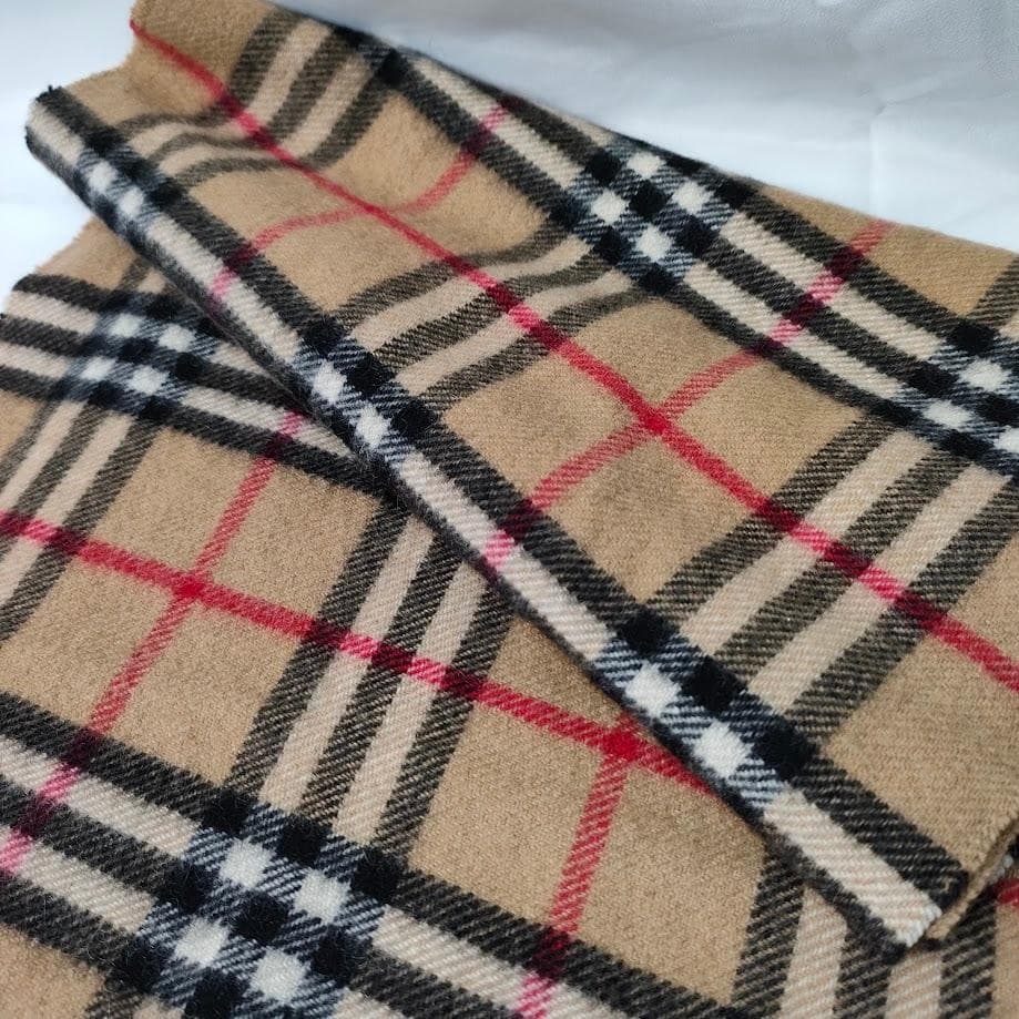 Burberry LONDON バーバリー ノバチェック カシミヤ マフラー