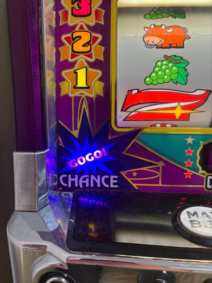 ジャグラー実機　スーパーミラクルジャグラー　不要機付