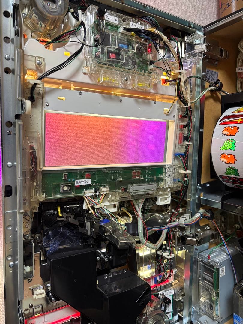 ジャグラー実機　スーパーミラクルジャグラー　不要機付