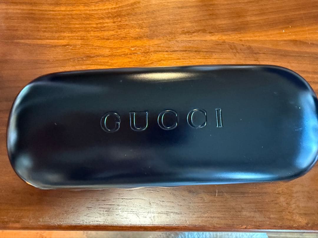 レアGUCCI クリアレンズ サングラス ケース付き