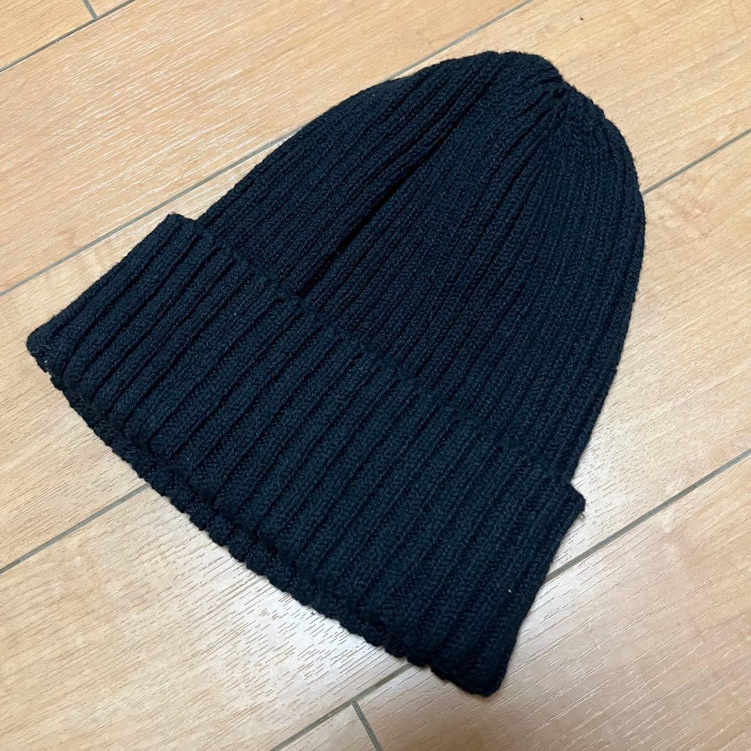 ロンハーマン ニット帽 ニットキャップ ビーニー ブラック 黒 メンズ 帽子
