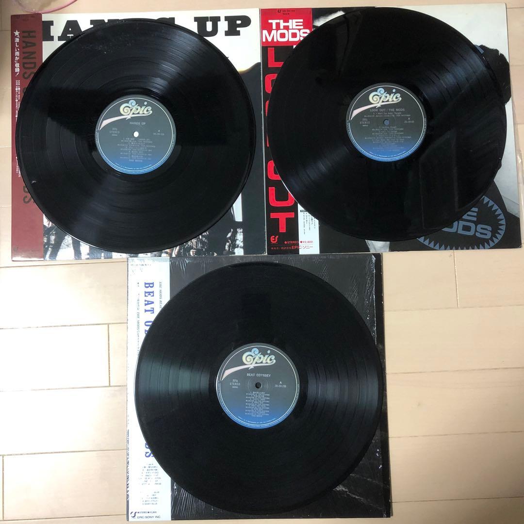 THE MODS レコード3枚まとめ売り　めんたいロック