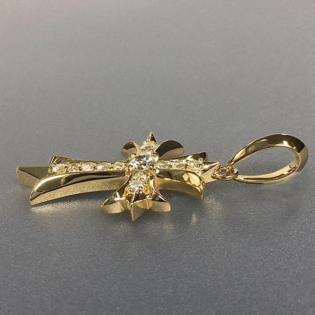 K18 スペシャルクロス ダイヤ0.73ct【鑑定書付】