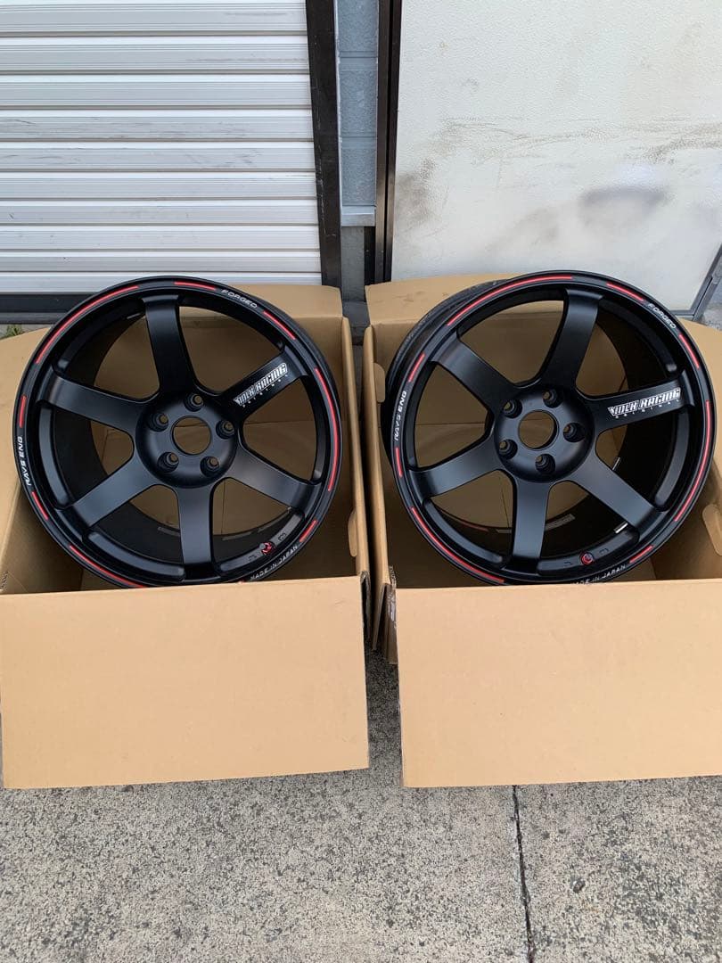 RAYS TE37SAGA TA 11J-18＋12FACE5 GTRサイズ2本