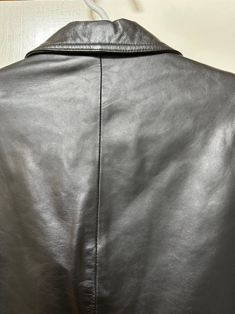 【BALMAIN】レザージャケット 羊革 ブラック Mサイズ