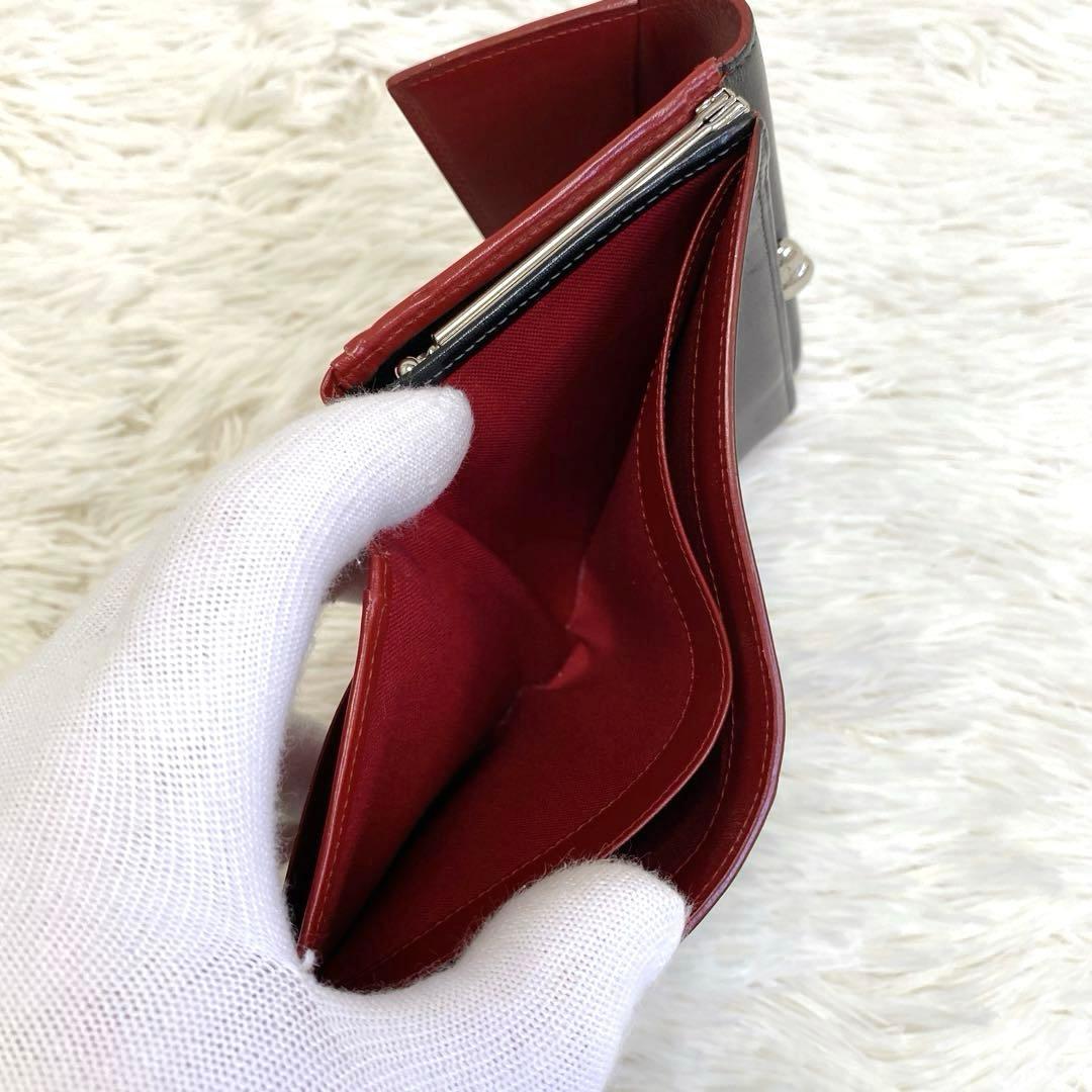 【美品】Vivienne Westwood 二つ折り財布 がま口 レザー