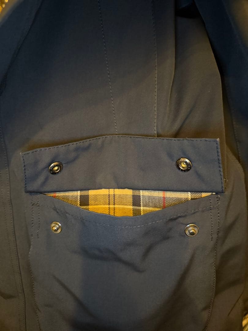 美品 Barbour BEDALE SL 2レイヤー ネイビー サイズ40