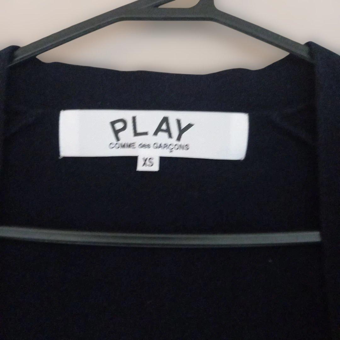 PLAY Comme des Garçons ネイビーカーディガン XS