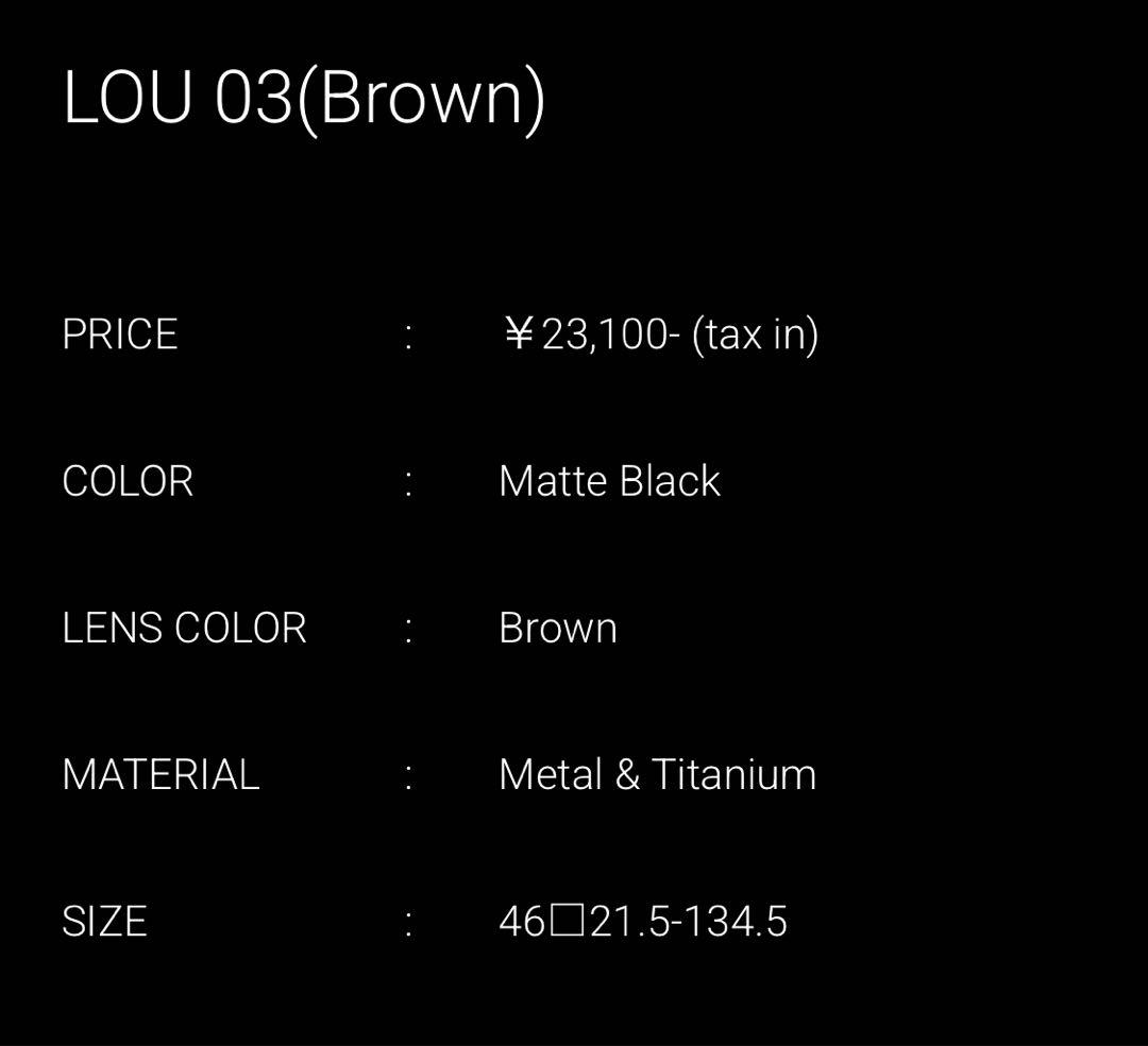 【美品】 A.D.S.R LOU 03 マットブラック ケース付き