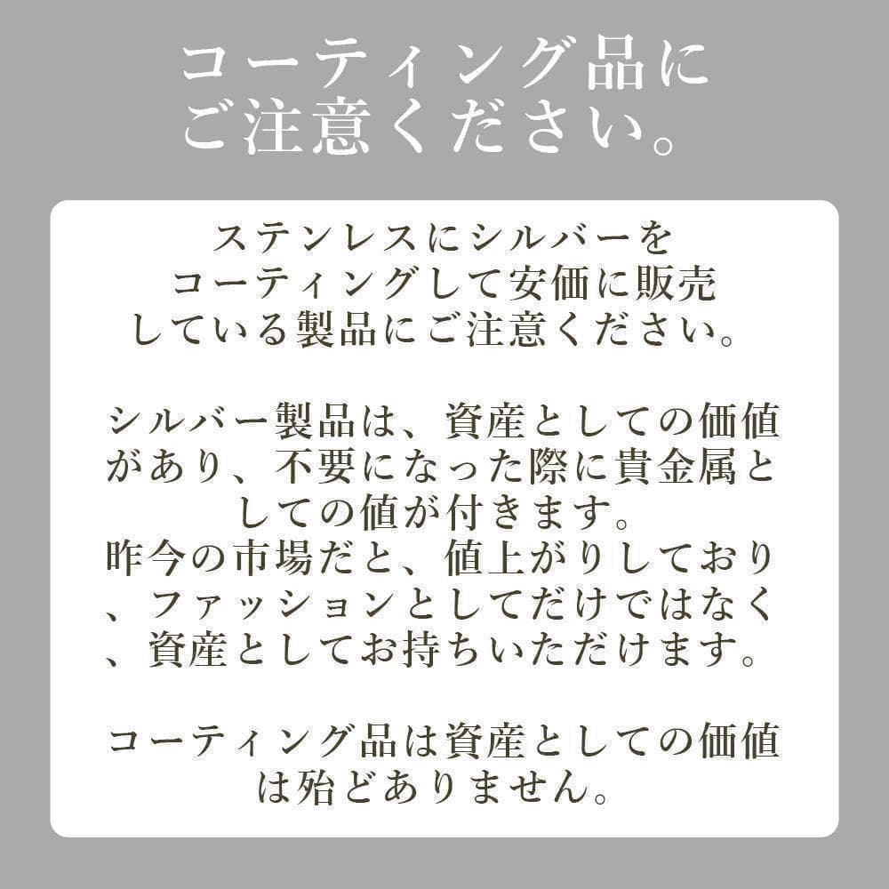 BSフレアチャーム ネックレス シルバー925 チェーン付き 3800