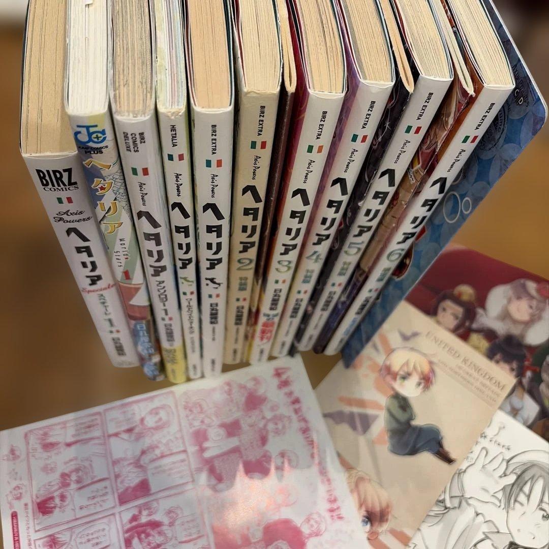 特装版多数　ヘタリア : axis powers 1〜6巻　他　特典付き　日丸屋