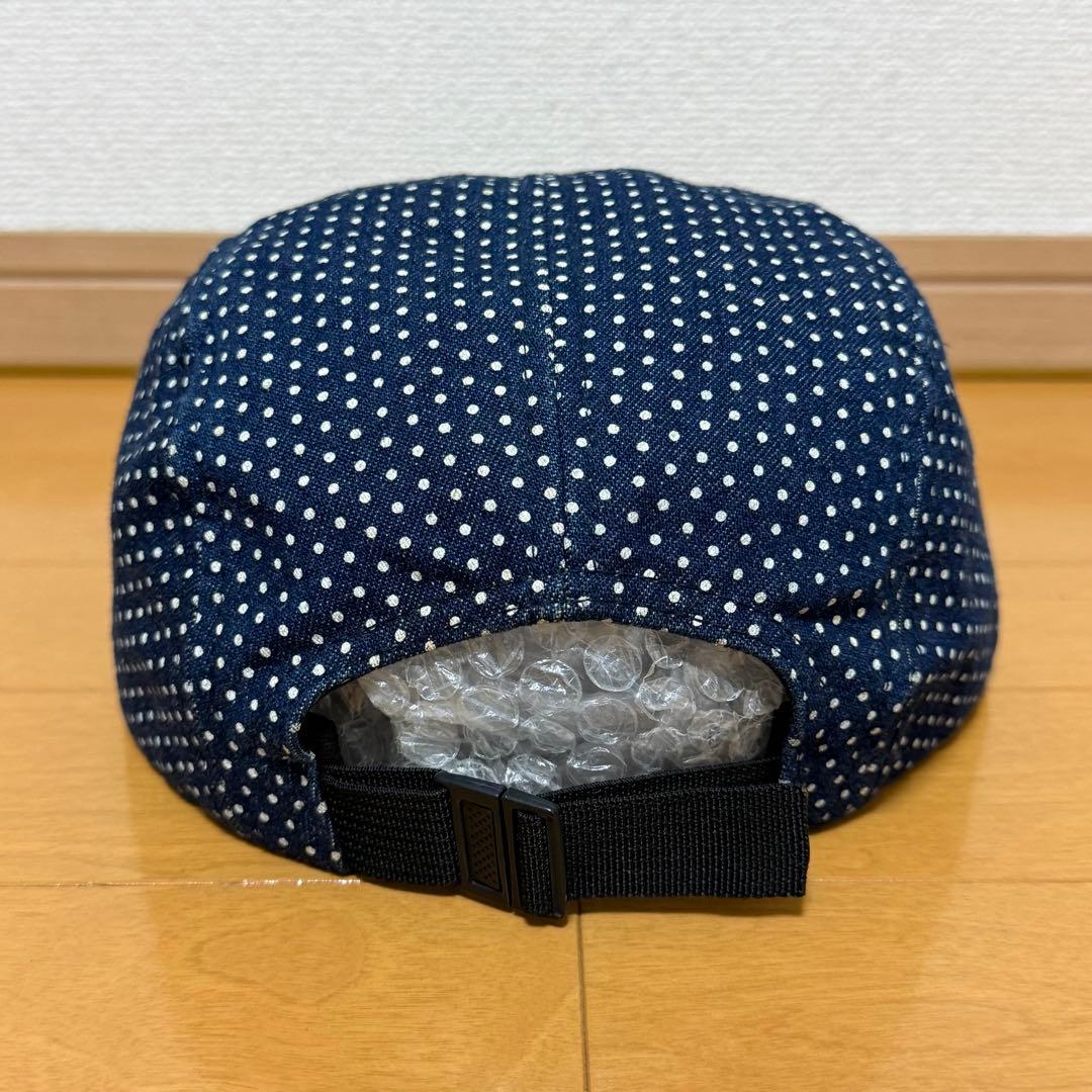 Supreme Denim Dot Camp Cap ネイビー 11ss