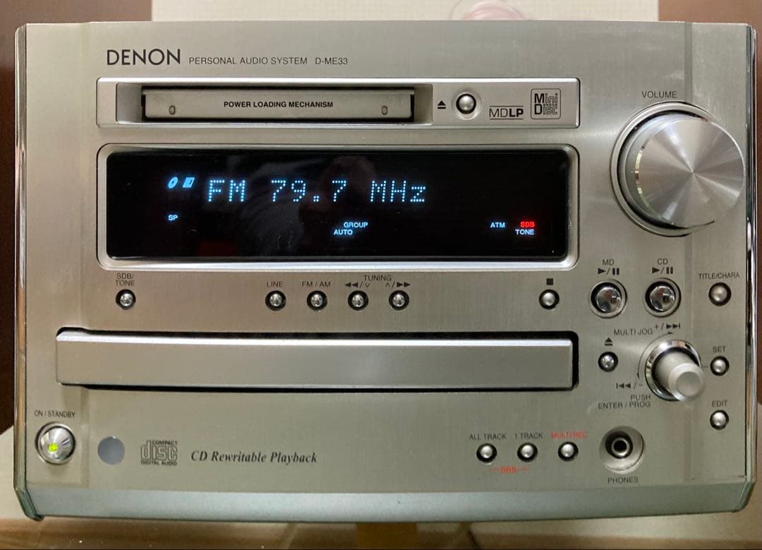 【美品】メンテナンス・Denon ラピシア システムステレオ ・ D-ME33